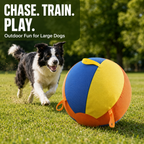 Heavy Duty Inflatable Dog Ball Cover for Large Dogs | Giant Durable Training Ball for Malinois & Herding Breeds
