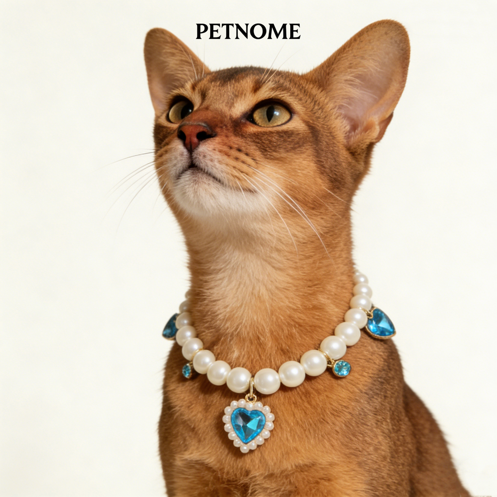 Pet Pearl Necklace Collar