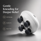 Stress Relief Electric Scalp Massager - Deep Tissue Kneading to Relieve Headaches & Tension