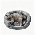 Round Cat/Dog Beds for Indoor Pet