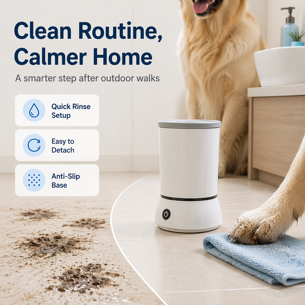 Automatic Dog Paw Cleaner