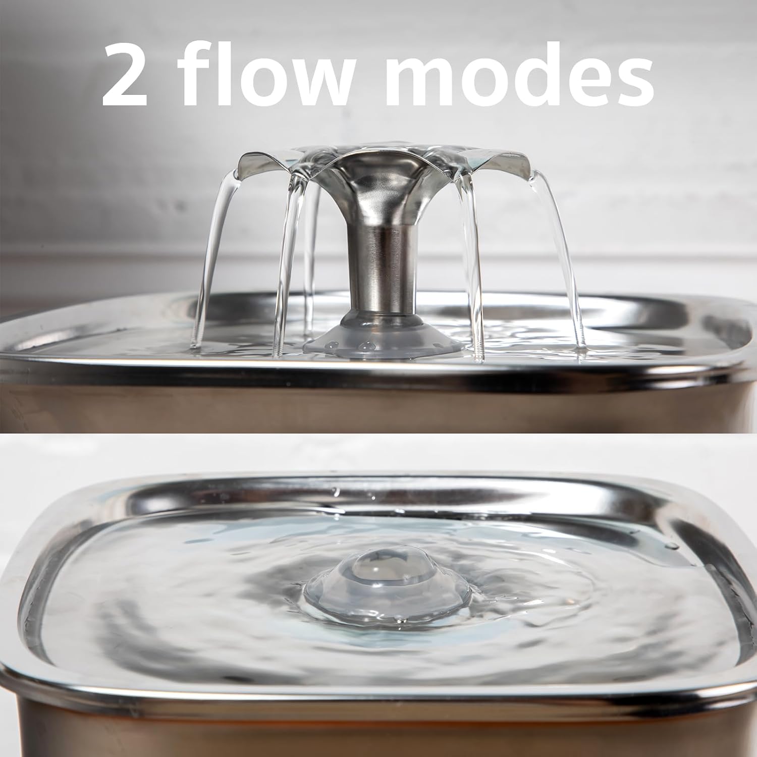 Stainless Steel Cat Water Fountain Dog Water Dispenser