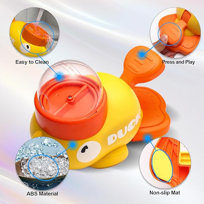 Cat Treat Dispenser Toy Duck-Shaped