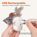 Cat Toys Rechargeable Flapping Bird Sparrow