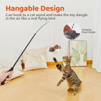 Cat Toys Rechargeable Flapping Bird Sparrow