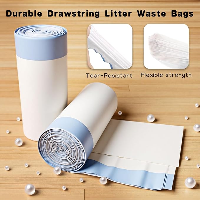 80 Pack Cat Litter Bags, 25 x16 inch (10-12 Gallons)