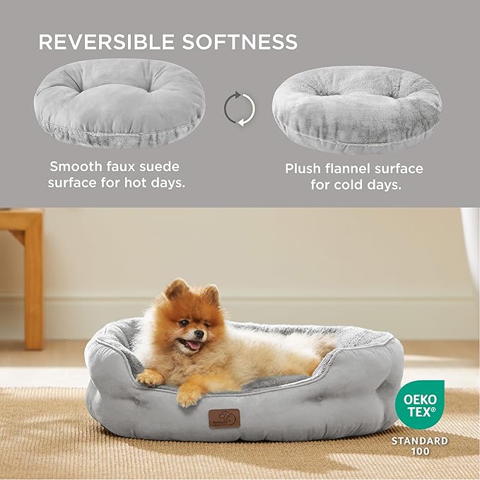 Calming Donut Bed for Cat and Dog