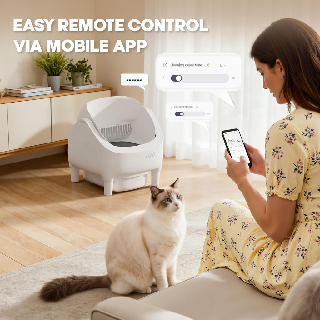Automatic Cat Litter Box -Self-cleaning