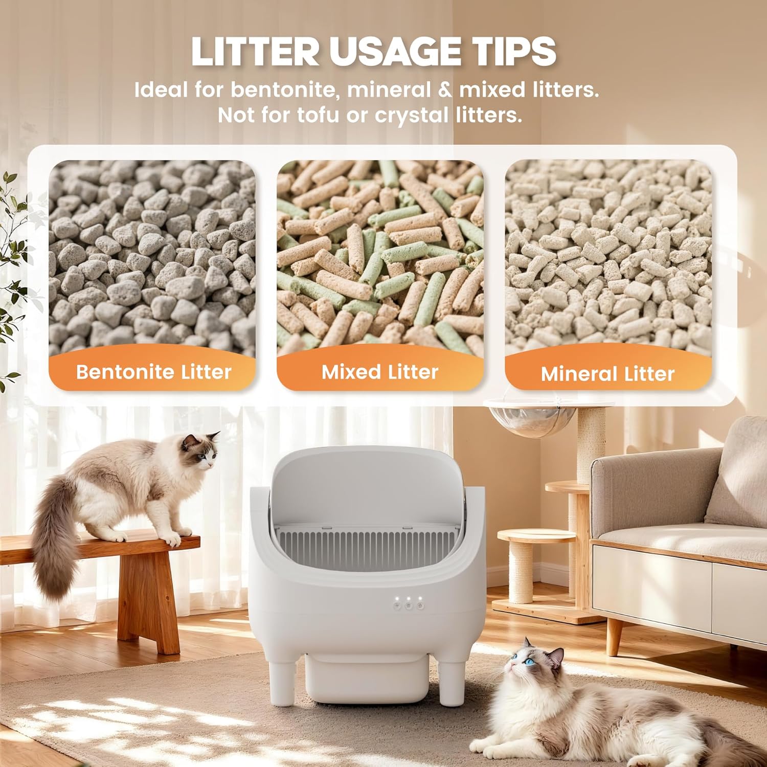 Automatic Cat Litter Box -Self-cleaning