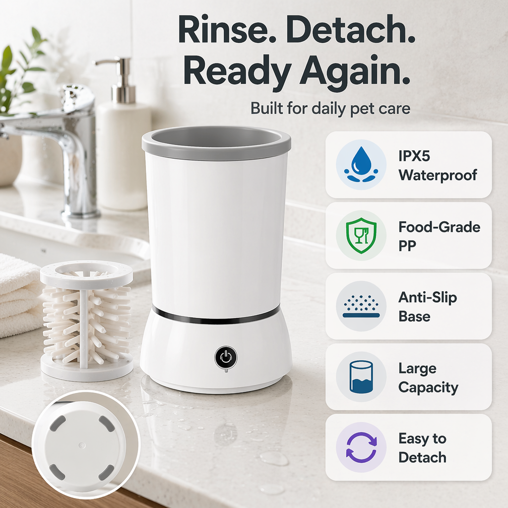 Automatic Dog Paw Cleaner