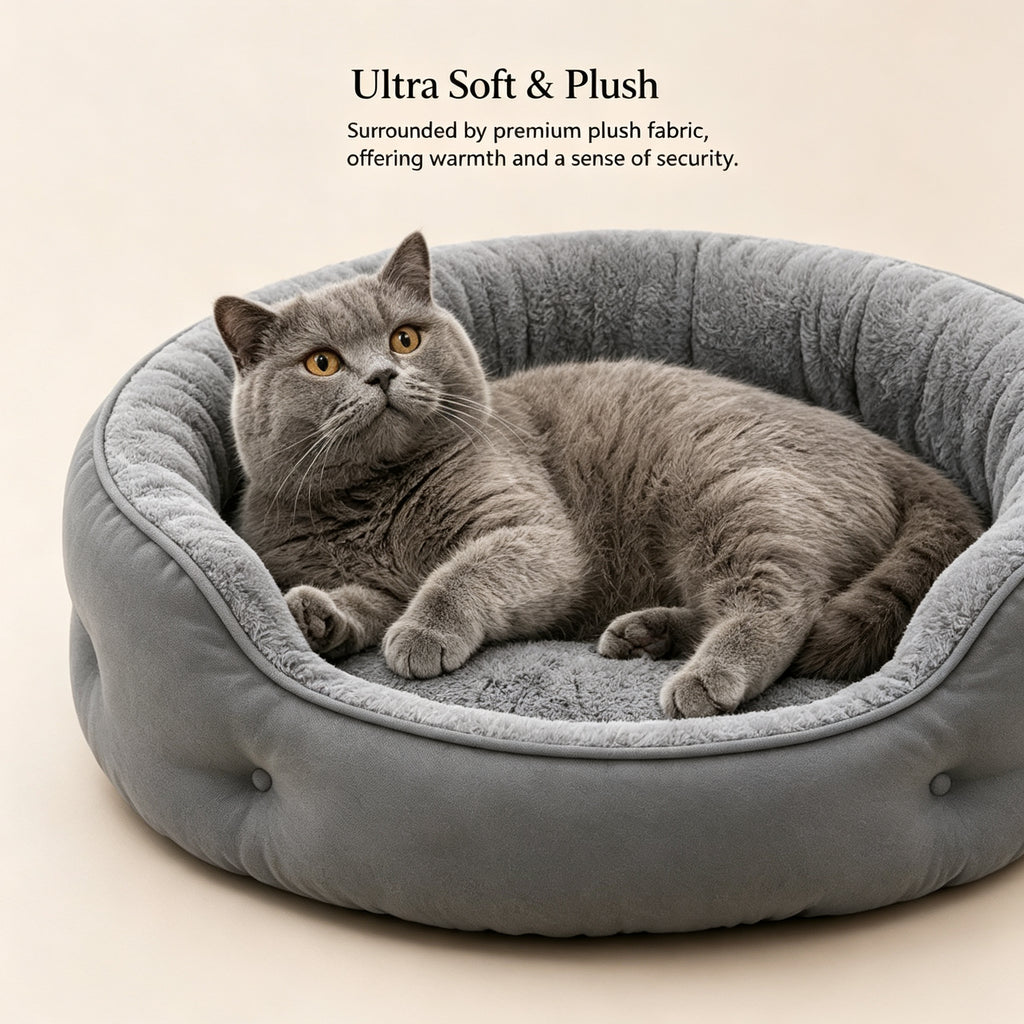 Round Cat/Dog Beds for Indoor Pet