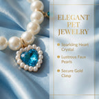 Pet Pearl Necklace Collar