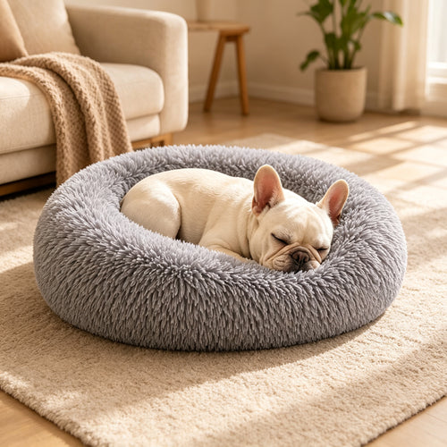 Calming Donut Bed for Cat and Dog